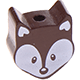 Motivperle Mini-Fuchs : braun