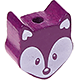 Motivperle Mini-Fuchs : purpurlila