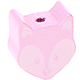 Motivperle Mini-Fuchs : rosa