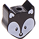 Motivperle Mini-Fuchs : schwarz
