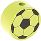 Perlina con motivo “piccolo Pallone da calcio” : limone