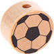Perlina con motivo “piccolo Pallone da calcio” : naturale