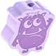 Motivperle Mini-Monster : flieder