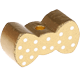 Motivperle Mini-Schleife : gold