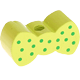 Motivperle Mini-Schleife : lemon