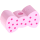 Motivperle Mini-Schleife : rosa