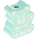 Motivperle Mini-Teddy : mint