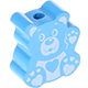 Motivperle Mini-Teddy : skyblau