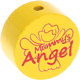 Perlina con motivo "mummy's angel" : giallo