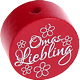 Perlina con motivo "Omas Liebling" : bordò