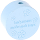 Perlina con motivo “Бабушкин любимый внук” : azzurro bambino