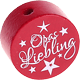Perlina con motivo "Opas Liebling" : bordò