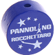 Motivperle "Pannolino Rocchettaro" (Italienisch) : dunkelblau
