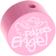 Perlina con motivo “Papas Engel” : rosa bambino