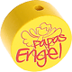 Perlina con motivo “Papas Engel” : giallo