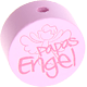 Perlina con motivo “Papas Engel” : rosa