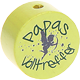 Perlina con motivo "Papas Volltreffer" : limone