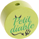 Motivperle "petit diable" (Französisch) : lemon