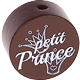 Motivperle "petit prince" (Französisch) : braun
