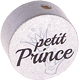 Motivperle "petit prince" (Französisch) : silber