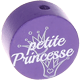 Motivperle "petite princesse" (Französisch) : blaulila