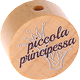 Motivperle "piccola principessa" (Italienisch) : natur
