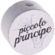 Motivperle "piccolo principe" (Italienisch) : silber