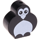 Motivperle Pinguin : schwarz
