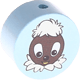 Motivperle Pittiplatsch : babyblau
