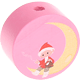 Perlina con motivo “Sabbiolino – Luna” : rosa bambino