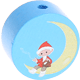 Perlina con motivo “Sabbiolino – Luna” : azzurra