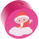Perlina con motivo “Sabbiolino – Nuvola” : rosa scuro