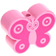 Perlina sagomata “Farfalla” : rosa bambino