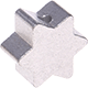 Motivperle Stern mit 6 Zacken : silber