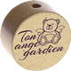 Motivperle "Ton ange gardien" (Französisch) : gold
