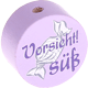 Perlina con motivo “Vorsicht süß” : lilla