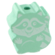 Motivperle Waschbär : mint
