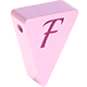 Perlina sagomata “Bandierina con le lettere” : F