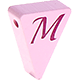 Perlina sagomata “Bandierina con le lettere” : M