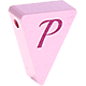 Perlina sagomata “Bandierina con le lettere” : P