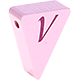 Perlina sagomata “Bandierina con le lettere” : V