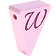 Perlina sagomata “Bandierina con le lettere” : W