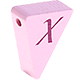 Perlina sagomata “Bandierina con le lettere” : X