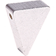 Motivperle Wimpel : silber