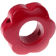 Perlina sagomata “Fiore” : bordò