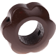 Perlina sagomata “Fiore” : marrone