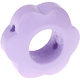 Perlina sagomata “Fiore” : lilla