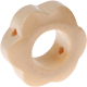 Perlina sagomata “Fiore” : naturale