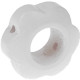 Perlina sagomata “Fiore” : bianco