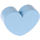 Perlina sagomata “Cuore” : azzurro bambino